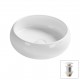 DOLY Vasque à poser ronde Ø36 cm Blanc brillant