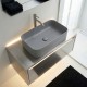 LITO Bonde pop-up Gris ciment finition mate