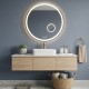 ARIA Miroir LED rond diamètre 80