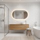 CLUB Miroir LED ovale 60x90cm