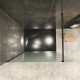 ROMA-BLACK Paroi douche noire verre 8 mm opaque