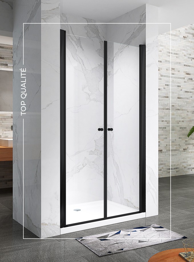 Douche porte et cabine