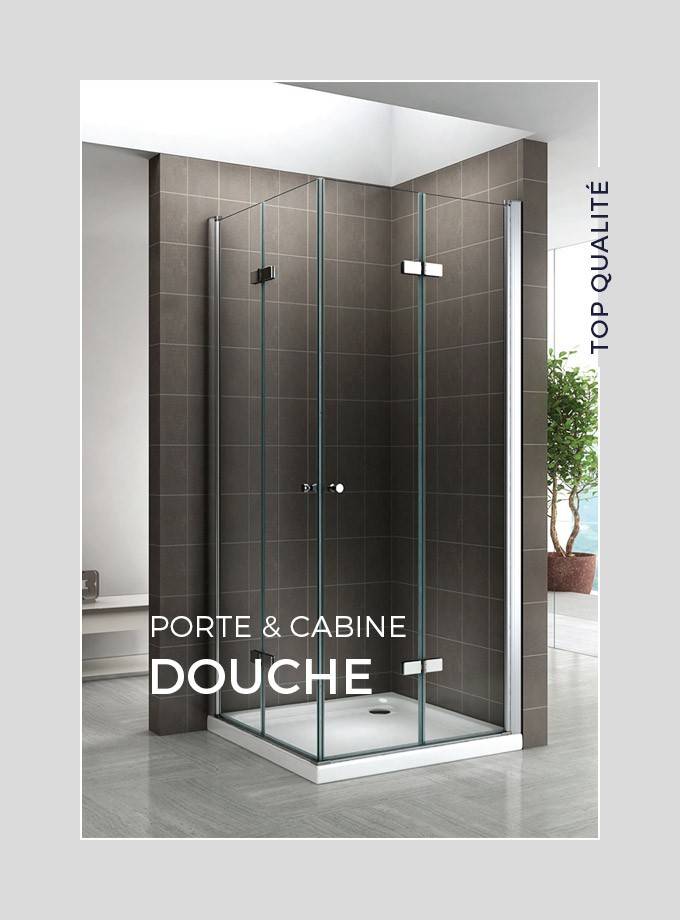 PAROI DE DOUCHE BAYA - MIROIR 8 mm - IDEE O